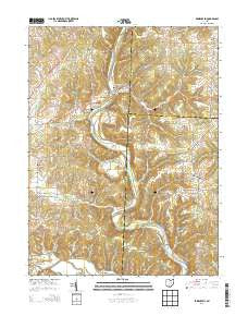 Brinkhaven Ohio Historical topographic map, 1:24000 scale, 7.5 X 7.5 Minute, Year 2013