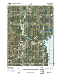 Bristolville Ohio Historical topographic map, 1:24000 scale, 7.5 X 7.5 Minute, Year 2010