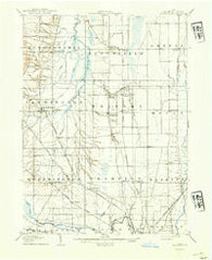 Bristolville Ohio Historical topographic map, 1:62500 scale, 15 X 15 Minute, Year 1907