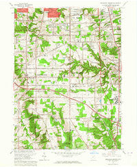 Broadview Heights Ohio Historical topographic map, 1:24000 scale, 7.5 X 7.5 Minute, Year 1963