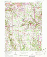Broadview Heights Ohio Historical topographic map, 1:24000 scale, 7.5 X 7.5 Minute, Year 1963