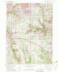 Broadview Heights Ohio Historical topographic map, 1:24000 scale, 7.5 X 7.5 Minute, Year 1963