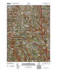 Broadview Heights Ohio Historical topographic map, 1:24000 scale, 7.5 X 7.5 Minute, Year 2010