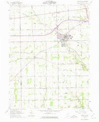 Brookville Ohio Historical topographic map, 1:24000 scale, 7.5 X 7.5 Minute, Year 1961