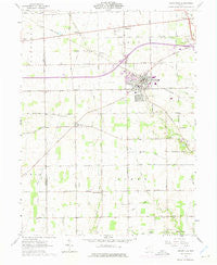 Brookville Ohio Historical topographic map, 1:24000 scale, 7.5 X 7.5 Minute, Year 1961