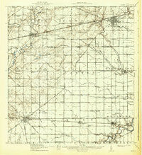 Bryan Ohio Historical topographic map, 1:62500 scale, 15 X 15 Minute, Year 1914