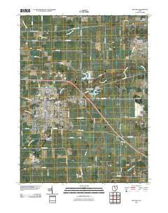 Bucyrus Ohio Historical topographic map, 1:24000 scale, 7.5 X 7.5 Minute, Year 2010