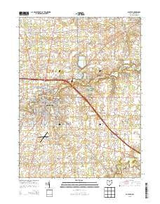 Bucyrus Ohio Historical topographic map, 1:24000 scale, 7.5 X 7.5 Minute, Year 2013