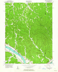 Buena Vista Ohio Historical topographic map, 1:24000 scale, 7.5 X 7.5 Minute, Year 1949