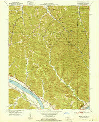 Buena Vista Ohio Historical topographic map, 1:24000 scale, 7.5 X 7.5 Minute, Year 1951