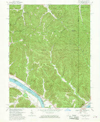 Buena Vista Ohio Historical topographic map, 1:24000 scale, 7.5 X 7.5 Minute, Year 1967