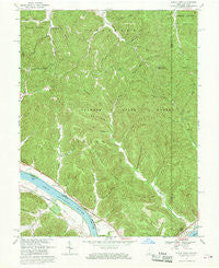 Buena Vista Ohio Historical topographic map, 1:24000 scale, 7.5 X 7.5 Minute, Year 1967