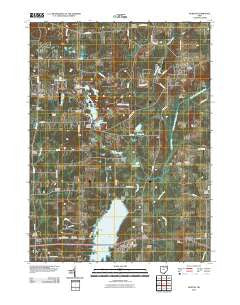 Burton Ohio Historical topographic map, 1:24000 scale, 7.5 X 7.5 Minute, Year 2010