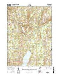 Burton Ohio Current topographic map, 1:24000 scale, 7.5 X 7.5 Minute, Year 2016