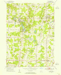 Burton Ohio Historical topographic map, 1:24000 scale, 7.5 X 7.5 Minute, Year 1953