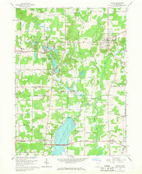 Burton Ohio Historical topographic map, 1:24000 scale, 7.5 X 7.5 Minute, Year 1966