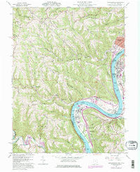 Businessburg Ohio Historical topographic map, 1:24000 scale, 7.5 X 7.5 Minute, Year 1960