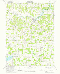 Butler Ohio Historical topographic map, 1:24000 scale, 7.5 X 7.5 Minute, Year 1961