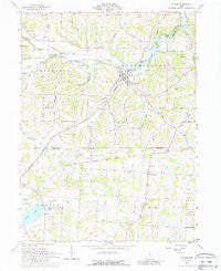 Butler Ohio Historical topographic map, 1:24000 scale, 7.5 X 7.5 Minute, Year 1961