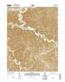 Byer Ohio Historical topographic map, 1:24000 scale, 7.5 X 7.5 Minute, Year 2013