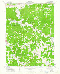 Byer Ohio Historical topographic map, 1:24000 scale, 7.5 X 7.5 Minute, Year 1961