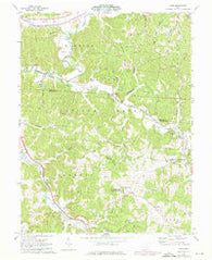 Byer Ohio Historical topographic map, 1:24000 scale, 7.5 X 7.5 Minute, Year 1961
