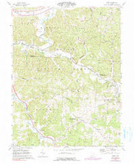 Byer Ohio Historical topographic map, 1:24000 scale, 7.5 X 7.5 Minute, Year 1961
