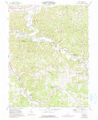 Byer Ohio Historical topographic map, 1:24000 scale, 7.5 X 7.5 Minute, Year 1961