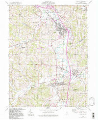 Byesville Ohio Historical topographic map, 1:24000 scale, 7.5 X 7.5 Minute, Year 1994