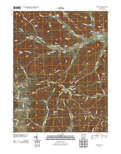 Byington Ohio Historical topographic map, 1:24000 scale, 7.5 X 7.5 Minute, Year 2010