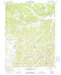 Byington Ohio Historical topographic map, 1:24000 scale, 7.5 X 7.5 Minute, Year 1961