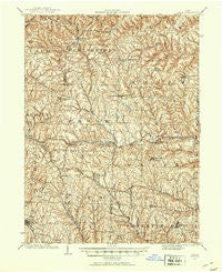 Cadiz Ohio Historical topographic map, 1:62500 scale, 15 X 15 Minute, Year 1901