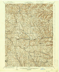 Cadiz Ohio Historical topographic map, 1:62500 scale, 15 X 15 Minute, Year 1903