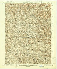Cadiz Ohio Historical topographic map, 1:62500 scale, 15 X 15 Minute, Year 1903