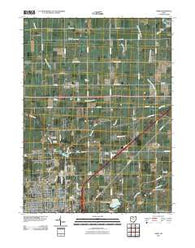 Cairo Ohio Historical topographic map, 1:24000 scale, 7.5 X 7.5 Minute, Year 2010