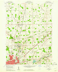 Cairo Ohio Historical topographic map, 1:24000 scale, 7.5 X 7.5 Minute, Year 1960