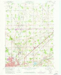Cairo Ohio Historical topographic map, 1:24000 scale, 7.5 X 7.5 Minute, Year 1960