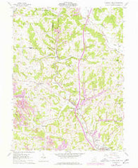 Caldwell North Ohio Historical topographic map, 1:24000 scale, 7.5 X 7.5 Minute, Year 1961