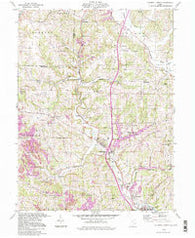 Caldwell North Ohio Historical topographic map, 1:24000 scale, 7.5 X 7.5 Minute, Year 1994