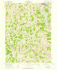 Caldwell South Ohio Historical topographic map, 1:24000 scale, 7.5 X 7.5 Minute, Year 1961
