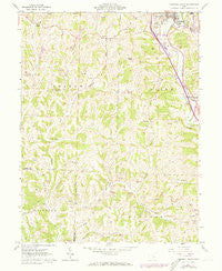 Caldwell South Ohio Historical topographic map, 1:24000 scale, 7.5 X 7.5 Minute, Year 1961