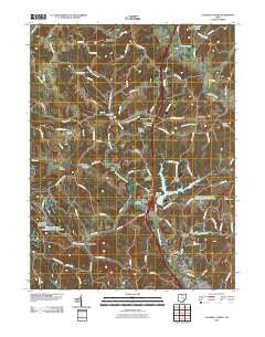 Caldwell North Ohio Historical topographic map, 1:24000 scale, 7.5 X 7.5 Minute, Year 2010