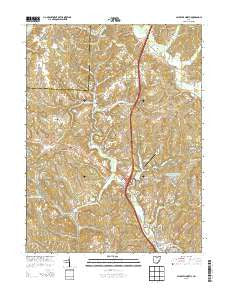 Caldwell North Ohio Historical topographic map, 1:24000 scale, 7.5 X 7.5 Minute, Year 2013