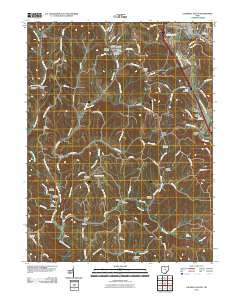 Caldwell South Ohio Historical topographic map, 1:24000 scale, 7.5 X 7.5 Minute, Year 2010