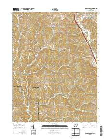 Caldwell South Ohio Historical topographic map, 1:24000 scale, 7.5 X 7.5 Minute, Year 2013