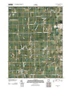 Caledonia Ohio Historical topographic map, 1:24000 scale, 7.5 X 7.5 Minute, Year 2010