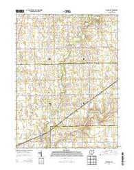 Caledonia Ohio Historical topographic map, 1:24000 scale, 7.5 X 7.5 Minute, Year 2013