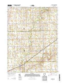 Caledonia Ohio Historical topographic map, 1:24000 scale, 7.5 X 7.5 Minute, Year 2013