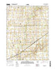 Caledonia Ohio Current topographic map, 1:24000 scale, 7.5 X 7.5 Minute, Year 2016