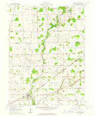 Caledonia Ohio Historical topographic map, 1:24000 scale, 7.5 X 7.5 Minute, Year 1961